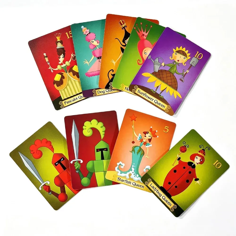 The Sleeping Queens Card Game Fuld engelsk version Familiebrætspil 2-5 spillere Strategikortspil til voksne Festgaver — image 2