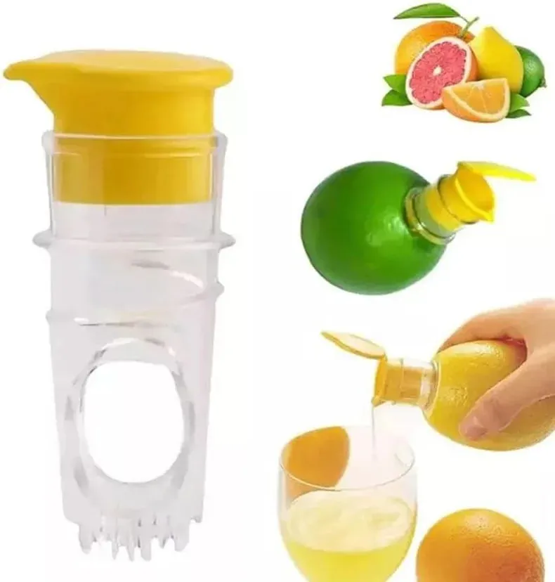 Portable Lemon Squeezer with Filter Manual Citrus Juicer Mini Orange Extractor Freshness Preserving Kitchen Juices Reamer
