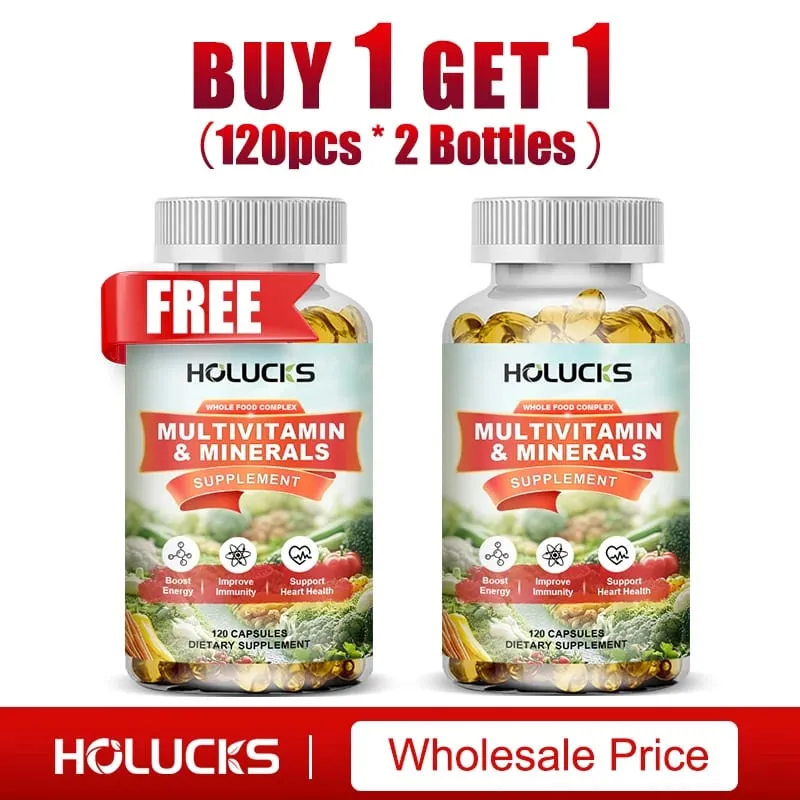 Free Multivitamin & Minerals Capsules with Whole Food Complex Support Immunity Heart Health & Daily Wellness for Adult — image 10