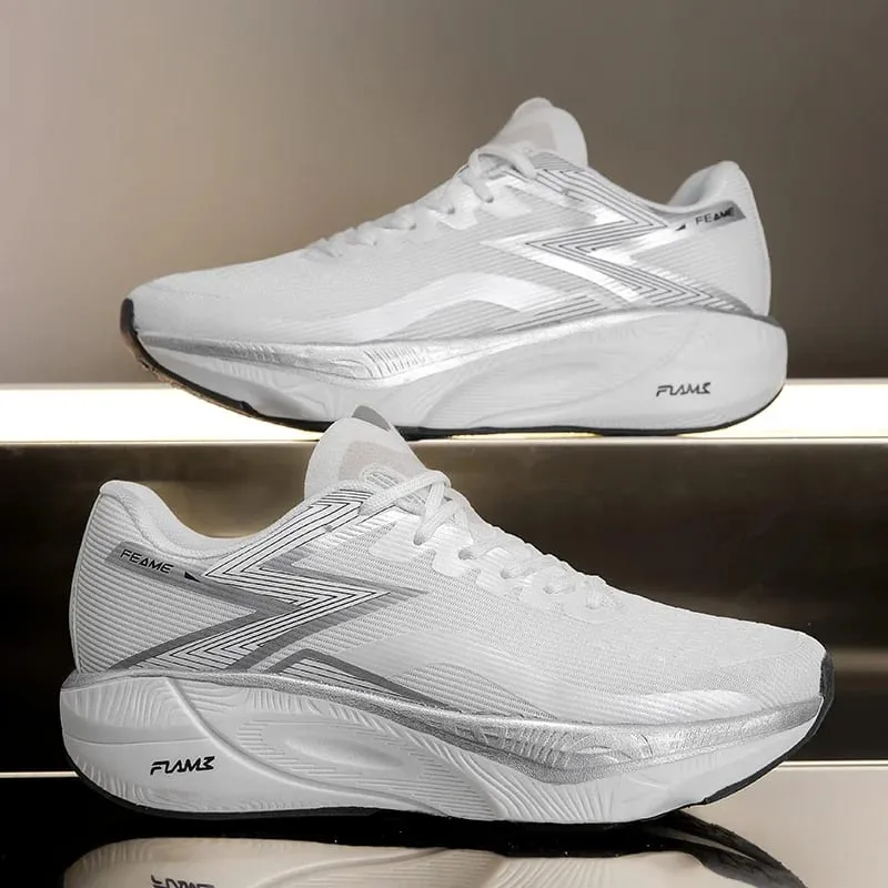 Men's Casual and Comfortable Solid Color Wear-Resistant Jogging Shoes Breathable and Easy-To-Wear Sports Shoes Non-Slip