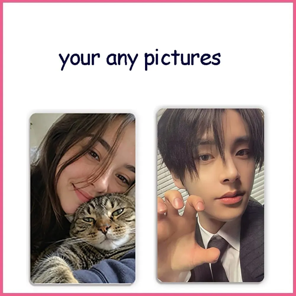 Double Sided Custom PVC Business Cards Plastic Photocards - Waterproof Durable Personalized Photo Membership Cards Company Club — image 3