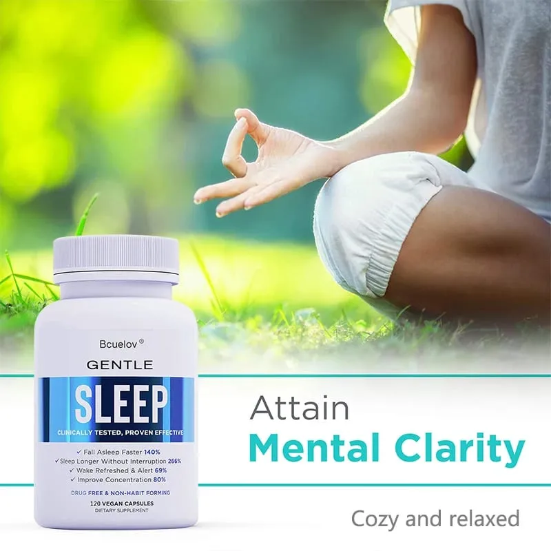 Adult Sleep Supplement Melatonin 5mg with Magnesium Glycinate Valerest & Ashwagandha Helps Relax and Promote Natural Sleep — image 6