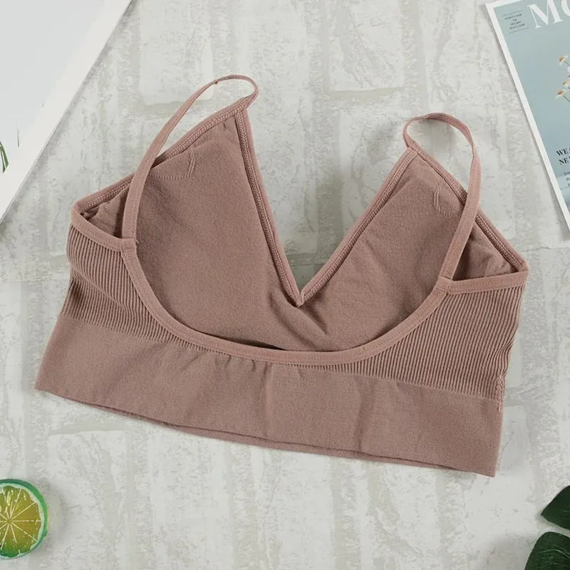 2Pcs Bra Set Underwear Set Women Panties Sexy G-String Seamless Bralette Female Lingerie Soft Tank Crop Top 2026