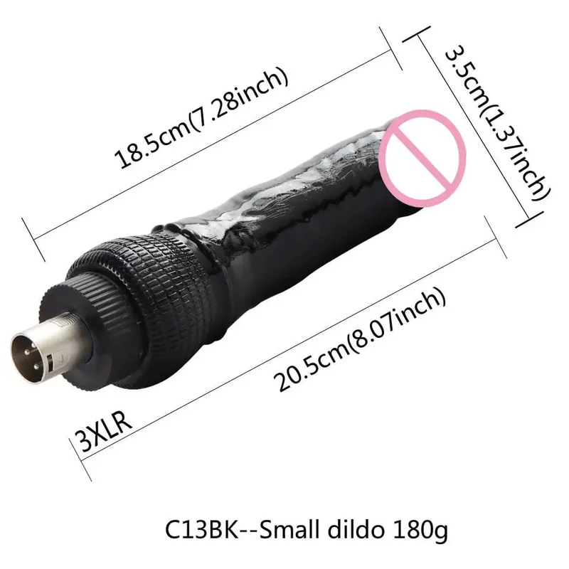 3XLR 3PRONG Attachment Dildo For Sex Machine Attachment Women and Men Sex Masturbation Love Machine Dildo Sex Toys