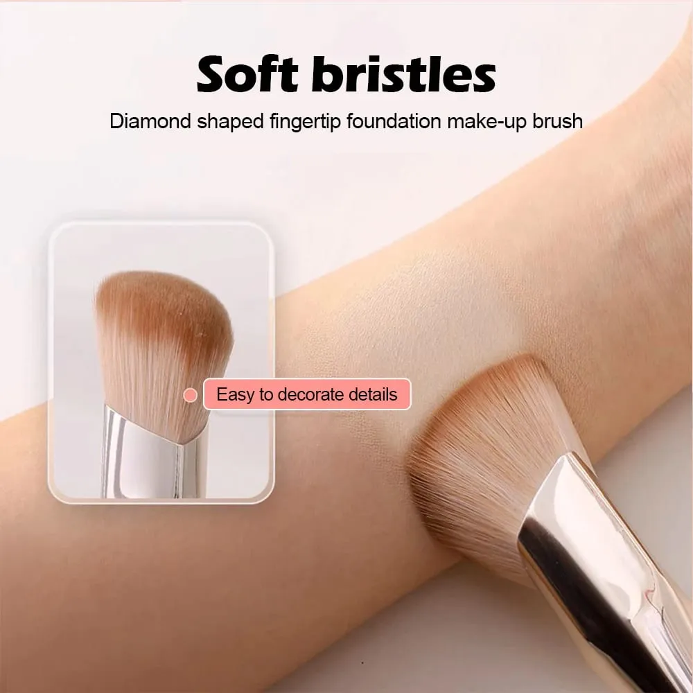 Foundation Makeup Brush Oblique Head Liquid Foundation Concealer Cosmetic Blending Brushes Face Contour Beauty Tool brush blush