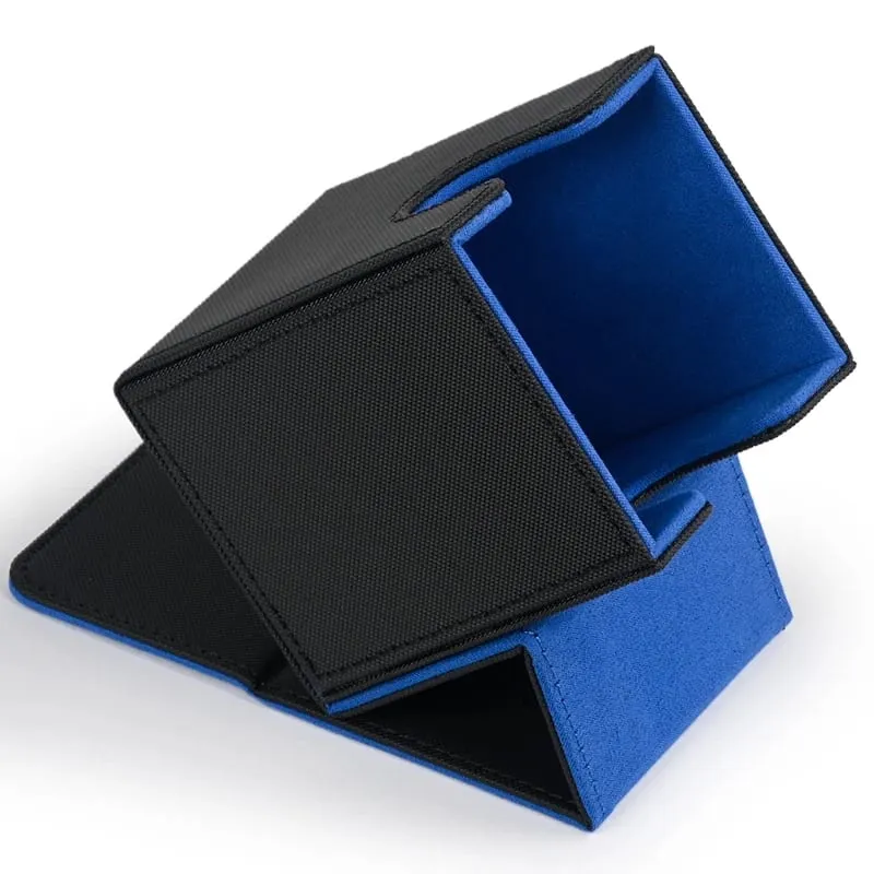 Card Deck Box Card Case Holds 100+ Sleeved Cards PU Leather Card Storage Box for TCG Game Trading Cards. — image 3