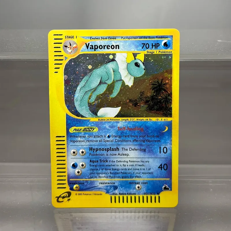 PKM Cards Steelix Alakazam Scizor Single Foil Cards Raichu Slowking Game Collection Cards PTCG Proxy Cards Aquapolis Series — image 18