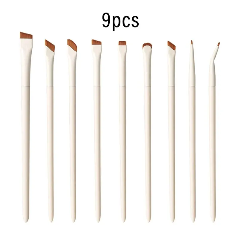3/7/9 Makeup Brushes Set Blade Eyeliner Brush Eyebrow Brushes Portable Fine Oblique Head Eye Liner Eyebrow Brush Makeup Tool
