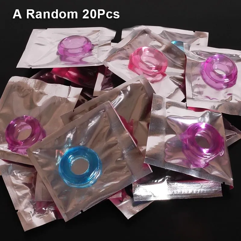 5-20PC Sex Toys Men's Ejaculation Delay Penile Amplifier Lock Sperm Ring Bdsm Erotics Adult Intimate Goods Exotic Accessories