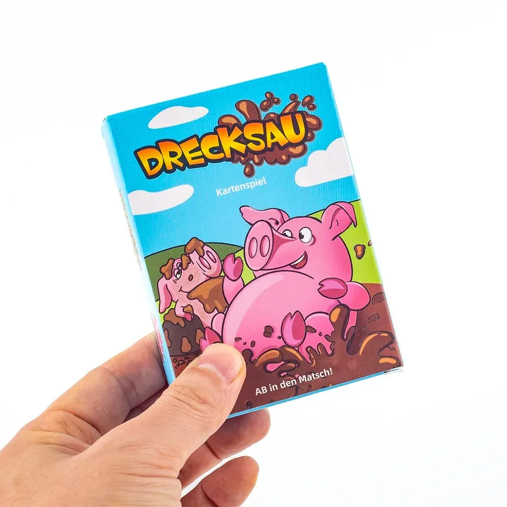 Drecksau Party Card Game 1Set 10.7*7.6cm Intellectual Board Game Fun Family Interactive Toy Gift for Party Gathering