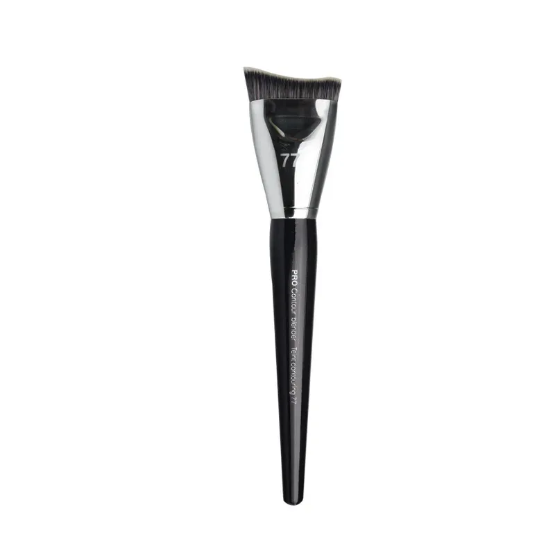 1 piece Pro Round Powder Makeup brushes Setting Make up brush Powder Contour synthetic Hair Angled Foundation wood handle