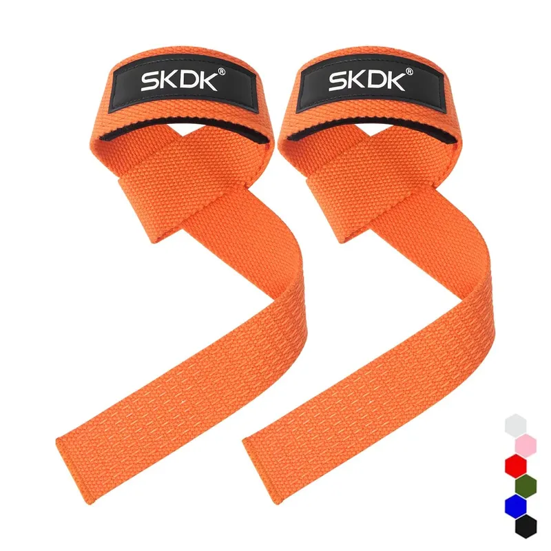 1 Pair Weightlifting Wrist Straps Strength Training Adjustable Non-slip Gym Fitness Lifting Strap Wrist Support Sports Grip Band