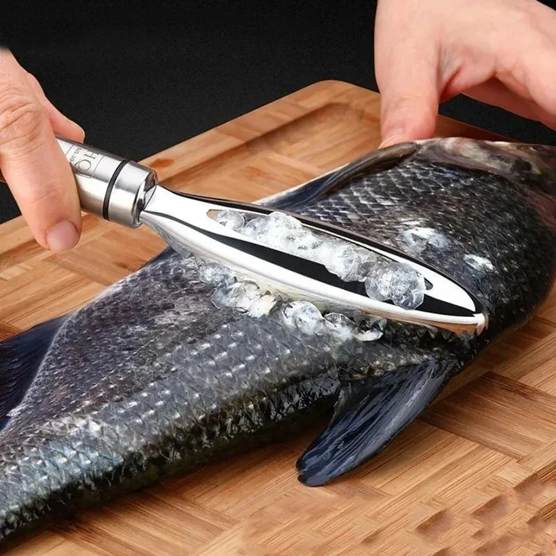 Fish Scales Scraping Graters Fast Remove Fish Cleaning Peeler Scraper Fish Bone Tweezers Stonego Kitchen Accessorie To