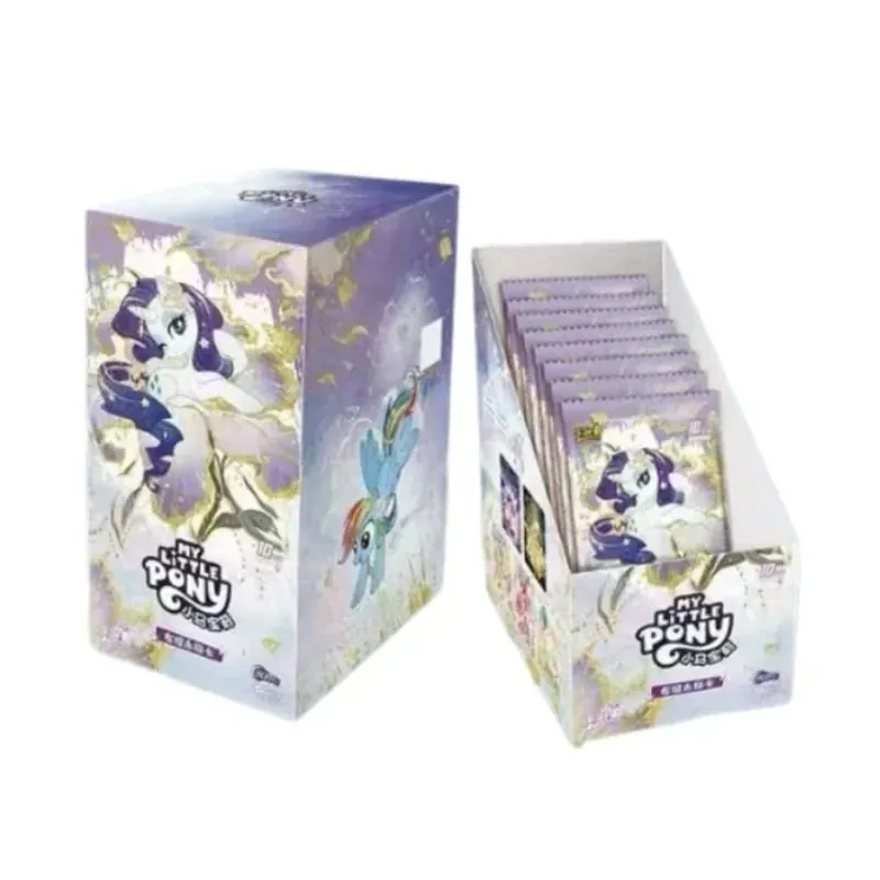 Autentico My Little Pony Amicizia per sempre Luna 12 11 10 Serie Carte da collezione Fluttershy Anime Merchandise Regali
