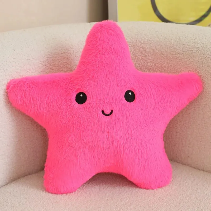 35/40cm Starfish Star Plush Pillow Stuffed Smiling Happy Sky Pillow Colorful Decor Cushion for Sofa Chair Back Support Gift