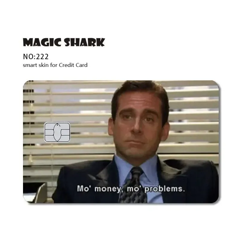 Magic Shark Meme Poke Dog Matte PVC Shockproof Sticker Film Skin Cover for Debit Credit Bank Card No Fade — image 19