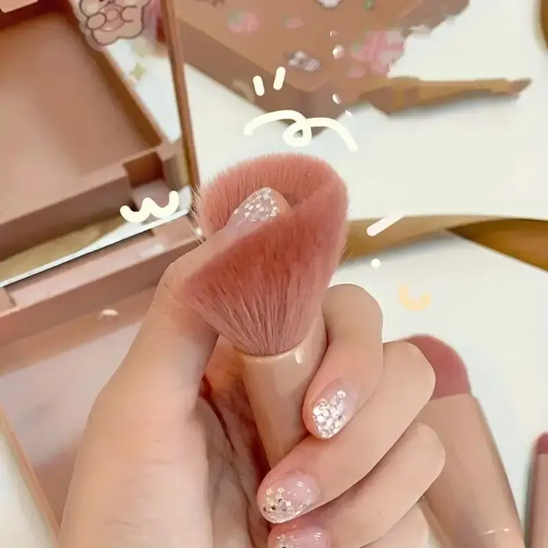 Complete Cosmetic Brushes Small Function Kit 5pcs With Case And Mirror Travel Size Makeup Brushes Set Mini Makeup Brushes — image 5