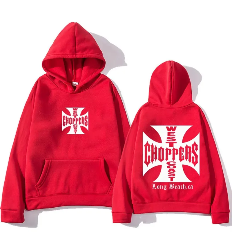 Paul Walker West Coast Choppers sweat à capuche hommes femmes surdimensionné haut tendance hip hop vêtements polaire à manches longues sweat vintage — image 10