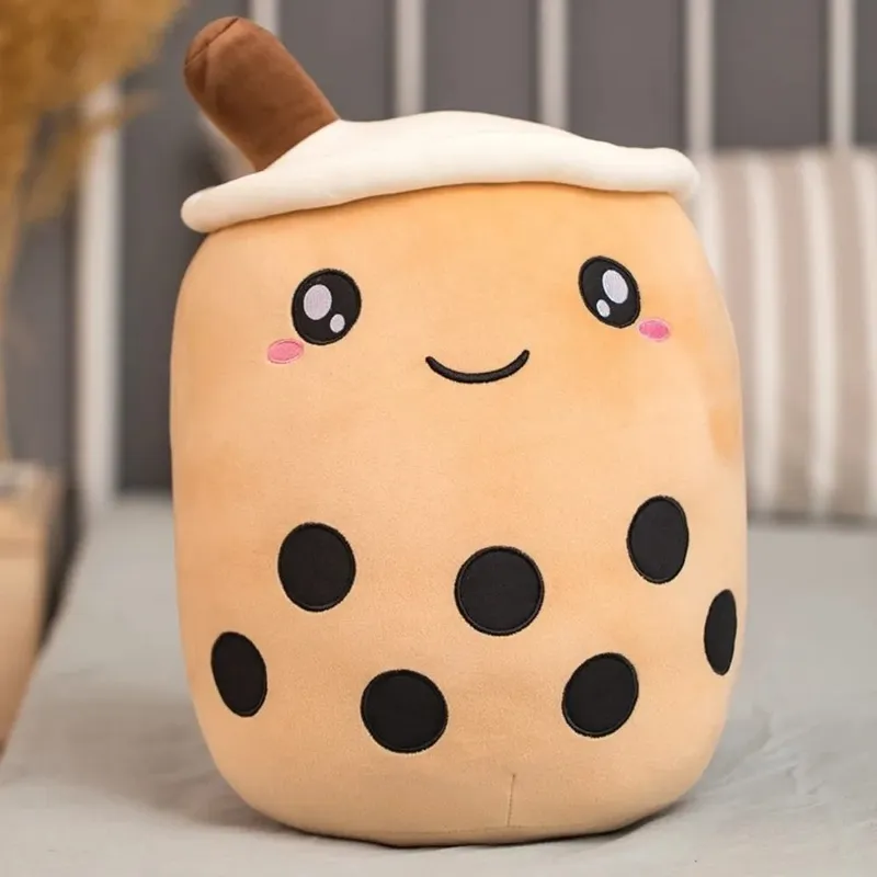 Nový 25/35 cm Bubble Tea Polštář Soft Cushion Polštář Boba Polštář Home Decor