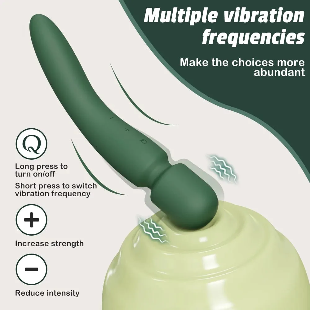2 in 1 AV Wand Vibrator for Women Clit G-Spot Stimulator Nipples Breast Massager Female Masturbator Sex Toy for Women — image 3