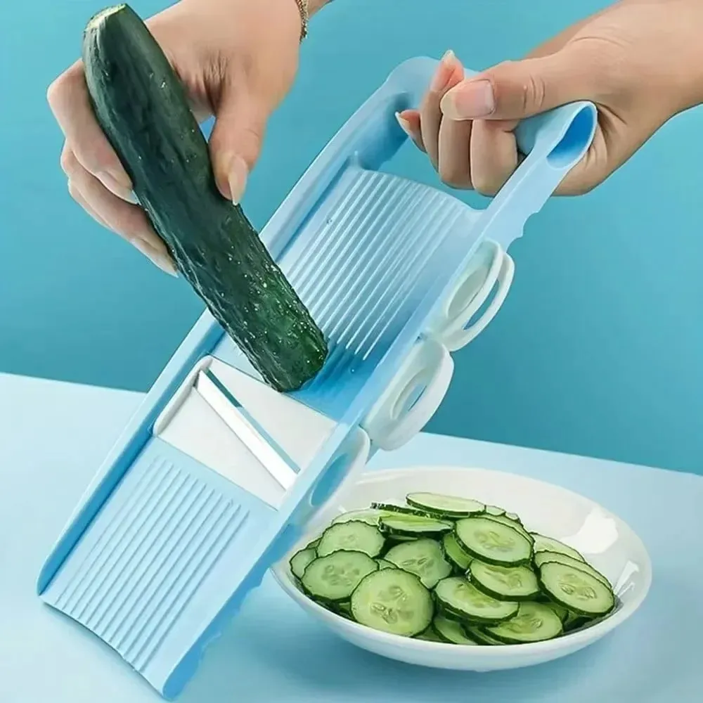 Mandoline Slicer for Kitchen 5-in-1 Mandoline Food Slicer Potato/Cheese/Vegetable/Carrot/Cucumber Grater — image 6