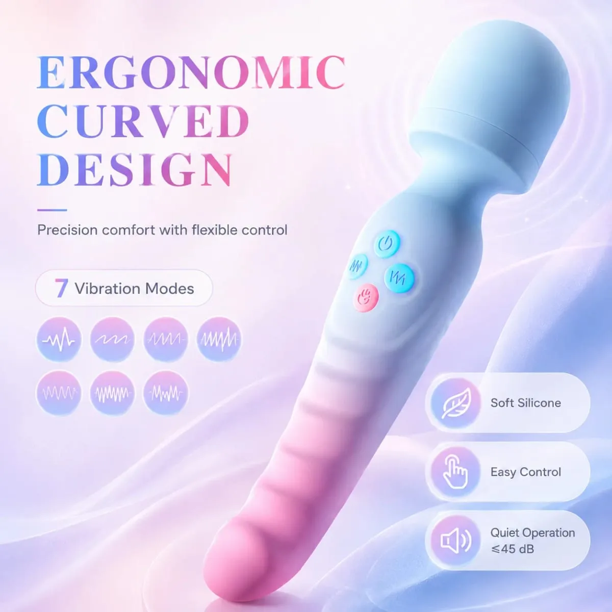 AV Vibrator for Women Powerful G Spot Dildos Magic Wand Clitoris Stimulator 3 IN 1Vagina Massager Adults Sex Toys for Woman