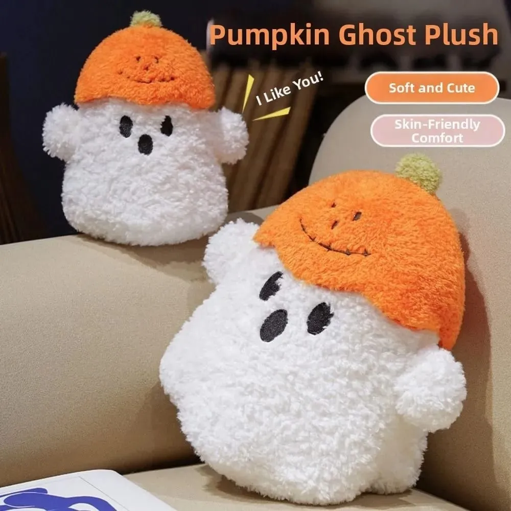Cozy Ghost Decorative Cushion Hug Pillow Fabric PP Cotton Filling Pumpkin Pillow Ghost Halloween Theme — image 9