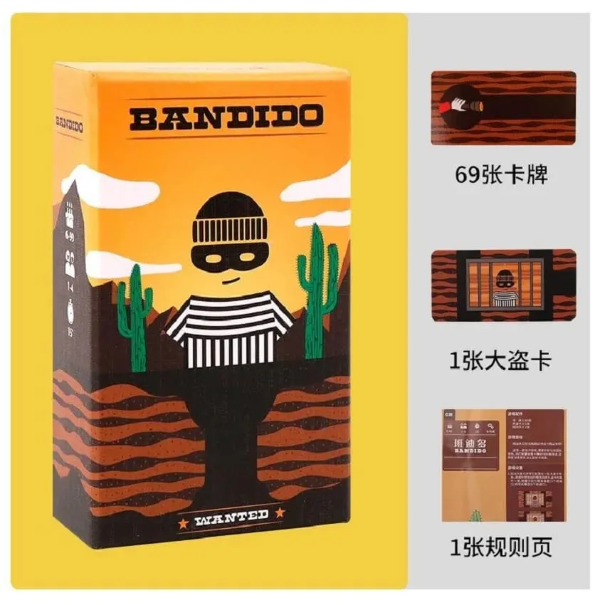 Bandido Bandida Cooperative Puzzle Card Game 1‑4 Players Prison Break Strategy Board Game Family Party Travel Table Game — image 3