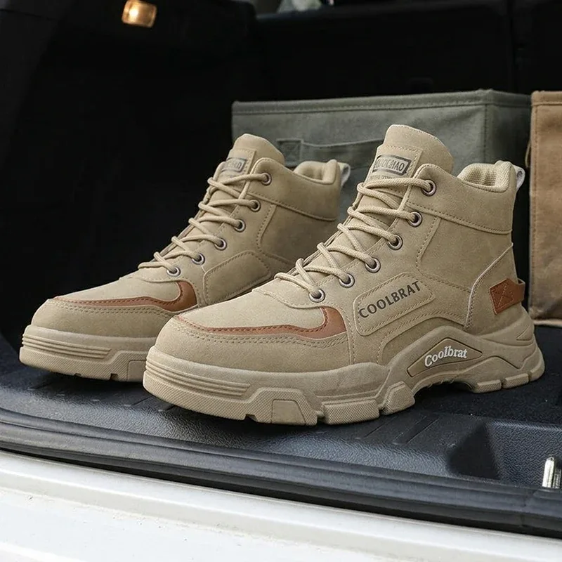 Spring/Summer Large Size Fashionable Mid-Cut Simple High-Quality Durable Comfortable Business Casual Outdoor Sports Men's Shoes