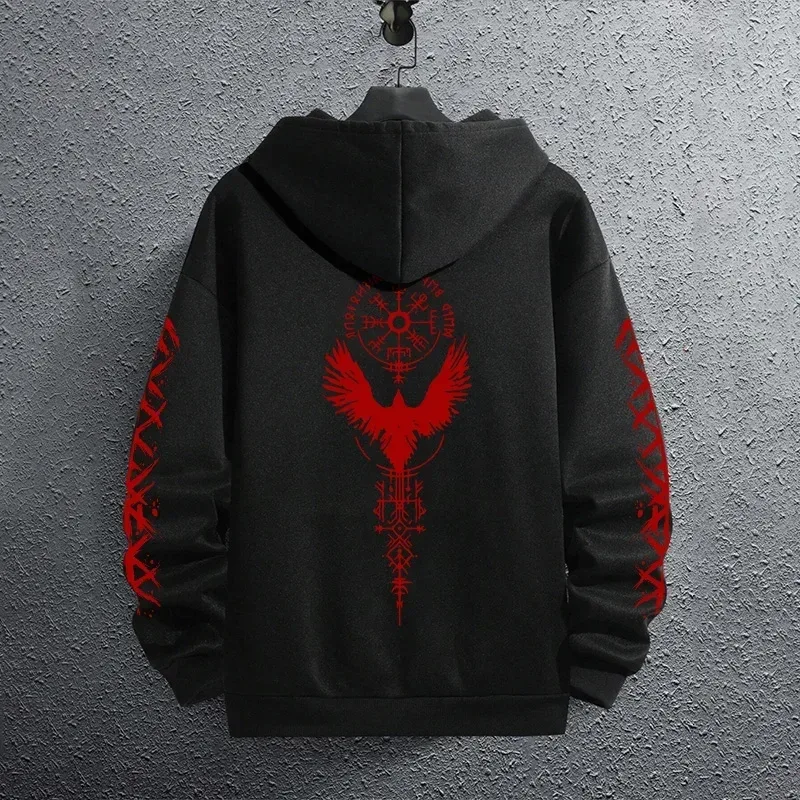 2025 Brand New Black Sweatshirts Autumn Winter Male Daily Casual Sporty Jogging Hoodie Men's Outwear Fashion Pullover