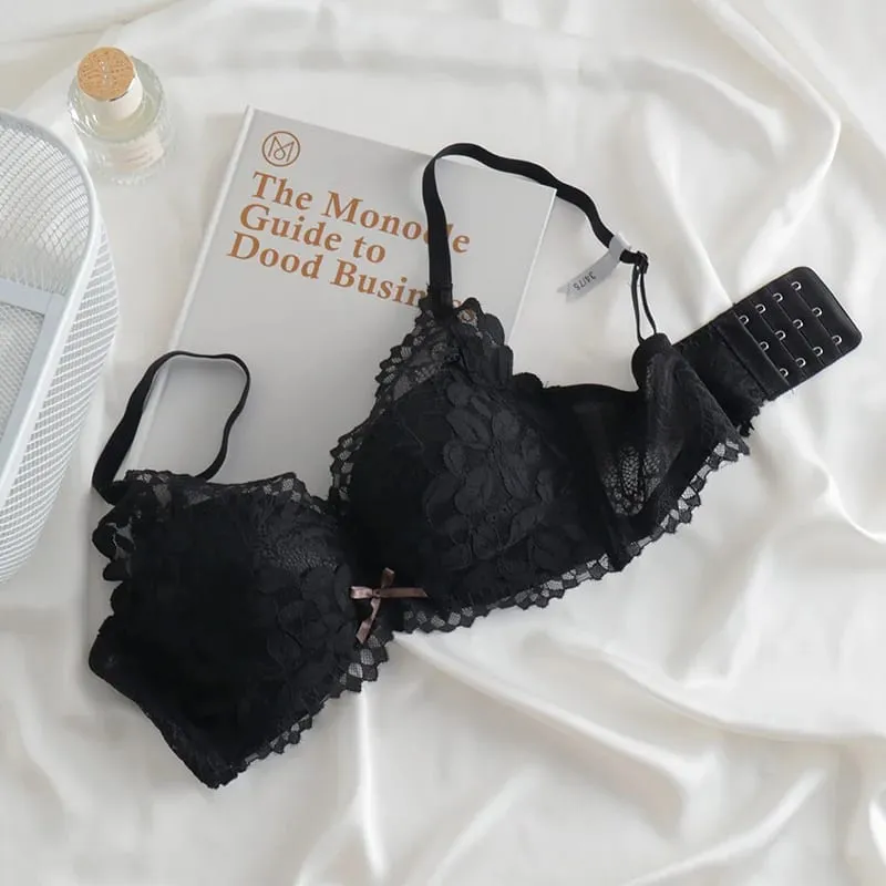 ชุดบรา Push Up แรงบันดาลใจจากญี่ปุ่นสำหรับผู้หญิงหน้าอกเล็ก | ปรับเรียบด้านข้างป้องกันการหย่อนคล้อยไม่มีช่องว่างหรูหรา MOYISU Panty & Set — image 9