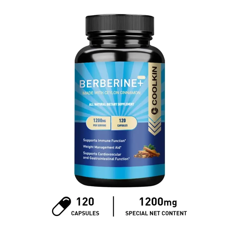 Premium Berberine HCl 1200 Mg Plus Økologisk Ceylon Kanel - Immunsystem Support Vægtkontrol supplement
