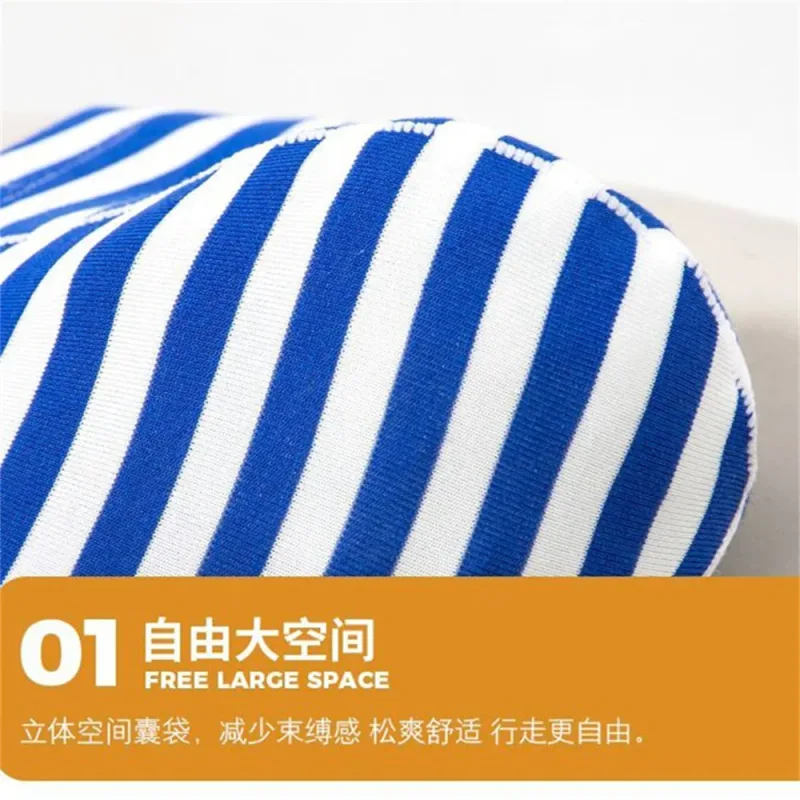 Europe Men's Striped Bikini Briefs Low Waist Sexy U Convex Underwear Male Half Covered Buttocks Tanga Panties Plus Size M-XXXL — image 11