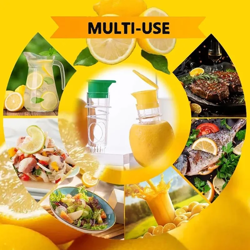 Portable Lemon Squeezer with Filter Manual Citrus Juicer Mini Orange Extractor Freshness Preserving Kitchen Juices Reamer