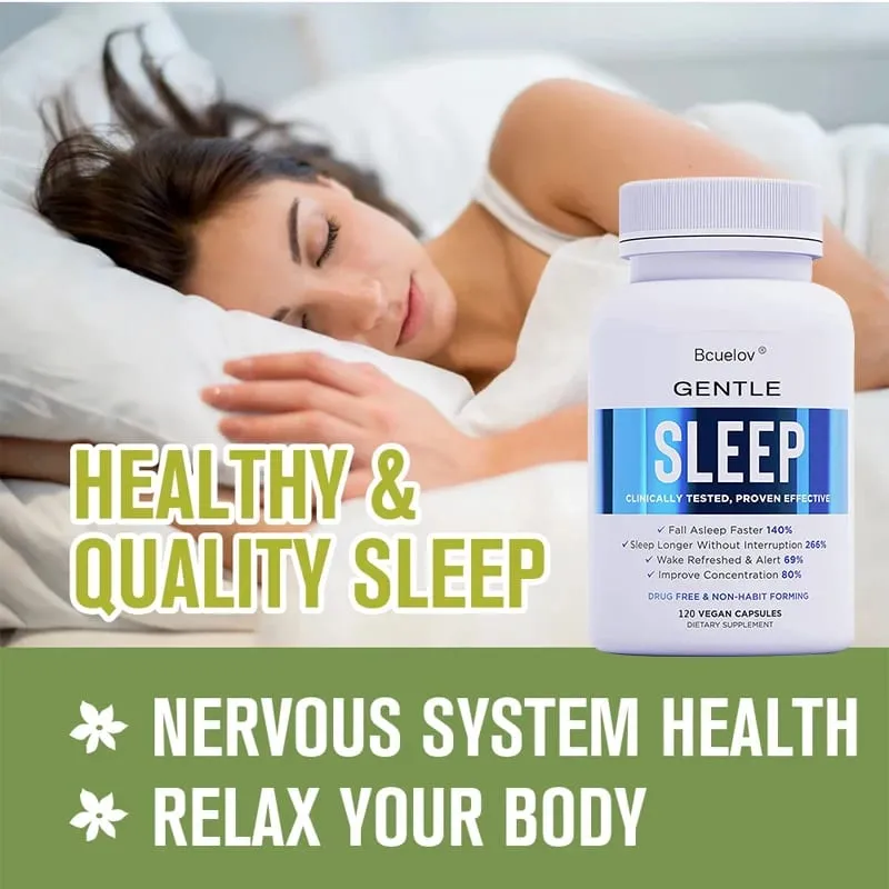 Adult Sleep Supplement Melatonin 5mg with Magnesium Glycinate Valerest & Ashwagandha Helps Relax and Promote Natural Sleep — image 4