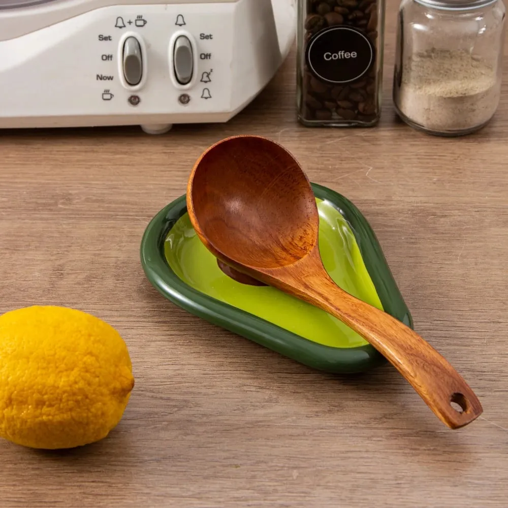 1pc ceramic spoon rest suitable for kitchen countertops used for spoons shovels spoons and egg beaters