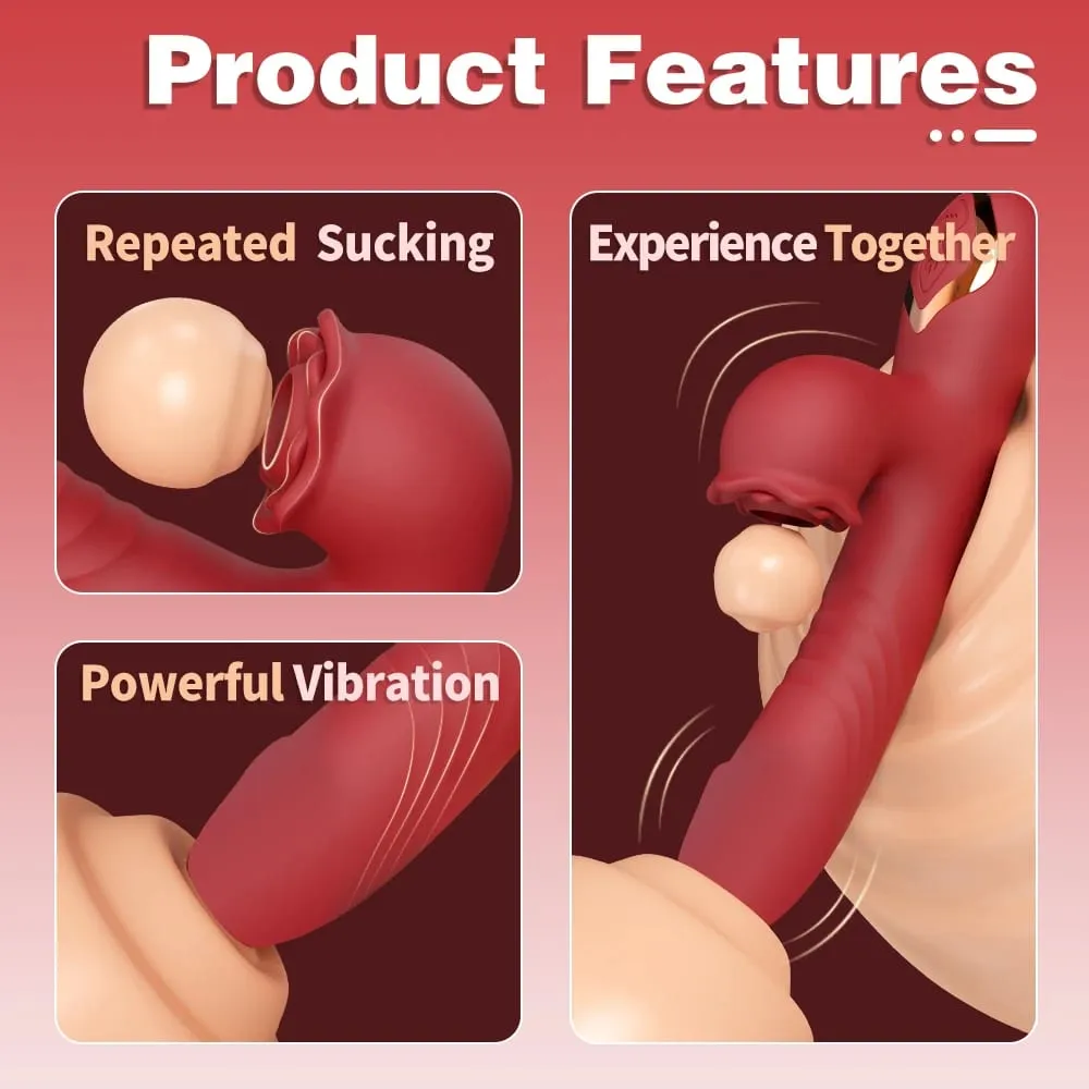 Powerful Vibrating Sucking Vibrator Female Sucker Clitoris Stimulator G Spot Dildo Massager Adult Goods Sex Toys Shop for Women