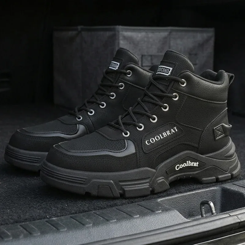 Spring/Summer Large Size Fashionable Mid-Cut Simple High-Quality Durable Comfortable Business Casual Outdoor Sports Men's Shoes