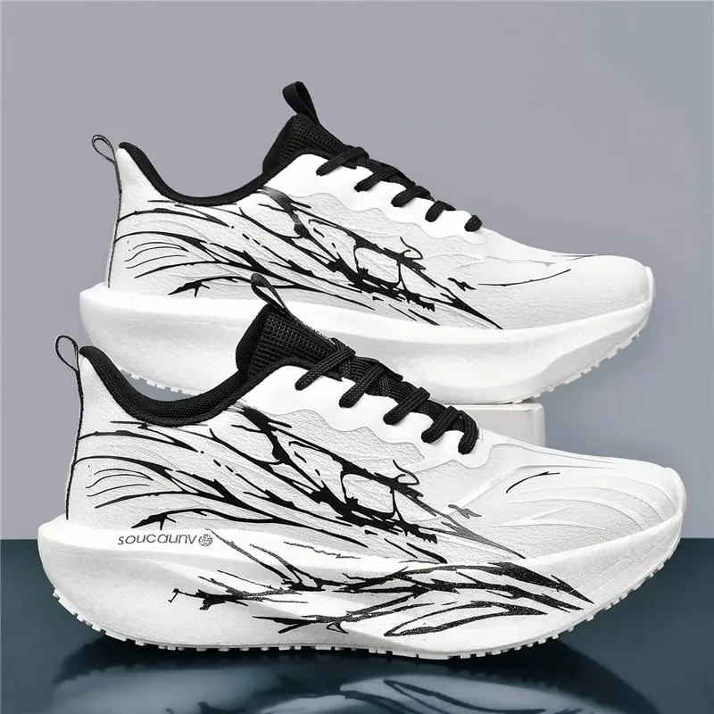 Men Marathon Running Shoes Sports Carbon Board Women's Comfortable Athletic Nonskid Sneakers Casual Basketball Walking Shoes — image 10