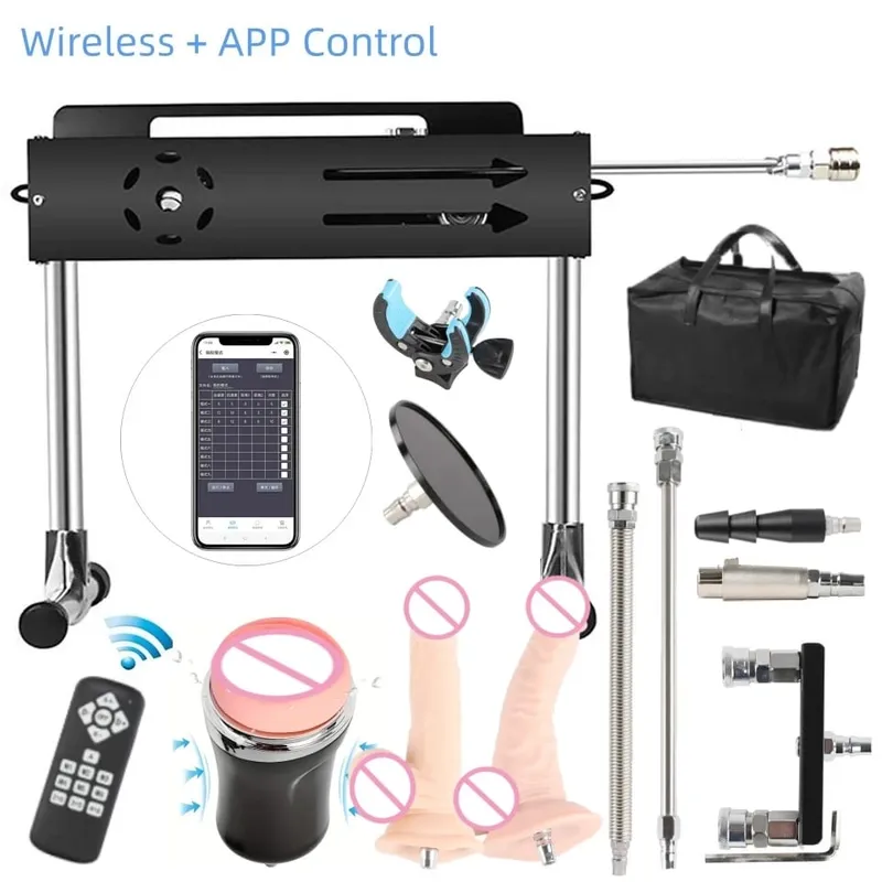 200W Powerful Sex Machine Quite & Intelligent Love Machine Dildos for Women and Men Long Strokes 1-15cm Sex Machine
