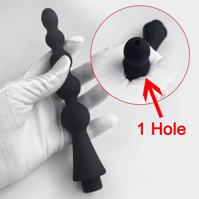 1 stk Silikone butt flush plug-in bruser lavement anal dilatatorer toiletrenser voksne sexlegetøj BDSM Bondage seksuel velvære