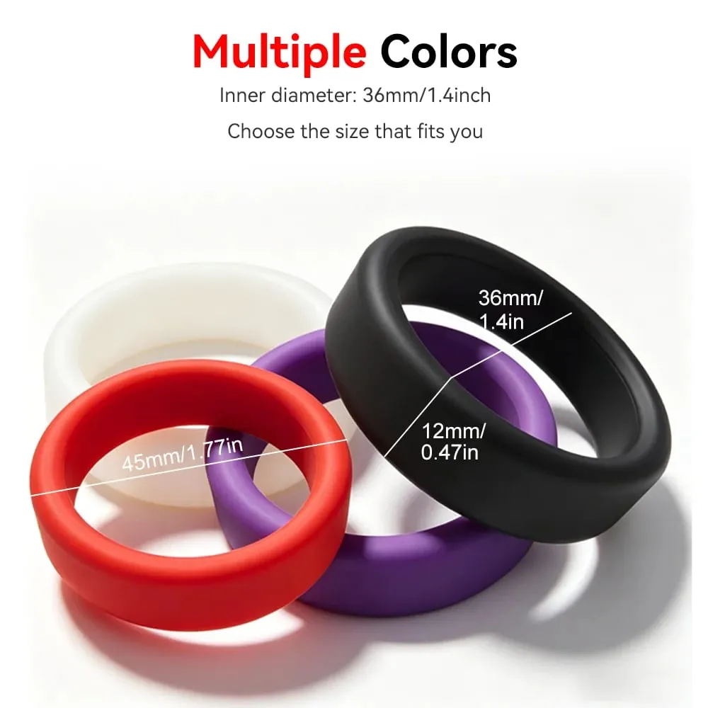 Silicone Penis Ring Cock Ring Erection Ring Delay Ejaculation Fixed Stamina Enhancer Sex Toys Adult Male Couples Long Lasting