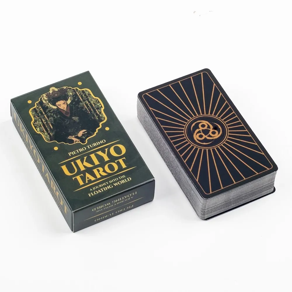 Ukiyo Tarot Cards 78Pcs Leisure Entertainment Game Card Family Gathering Divination Deck Board Playing Games 10.3*6CM