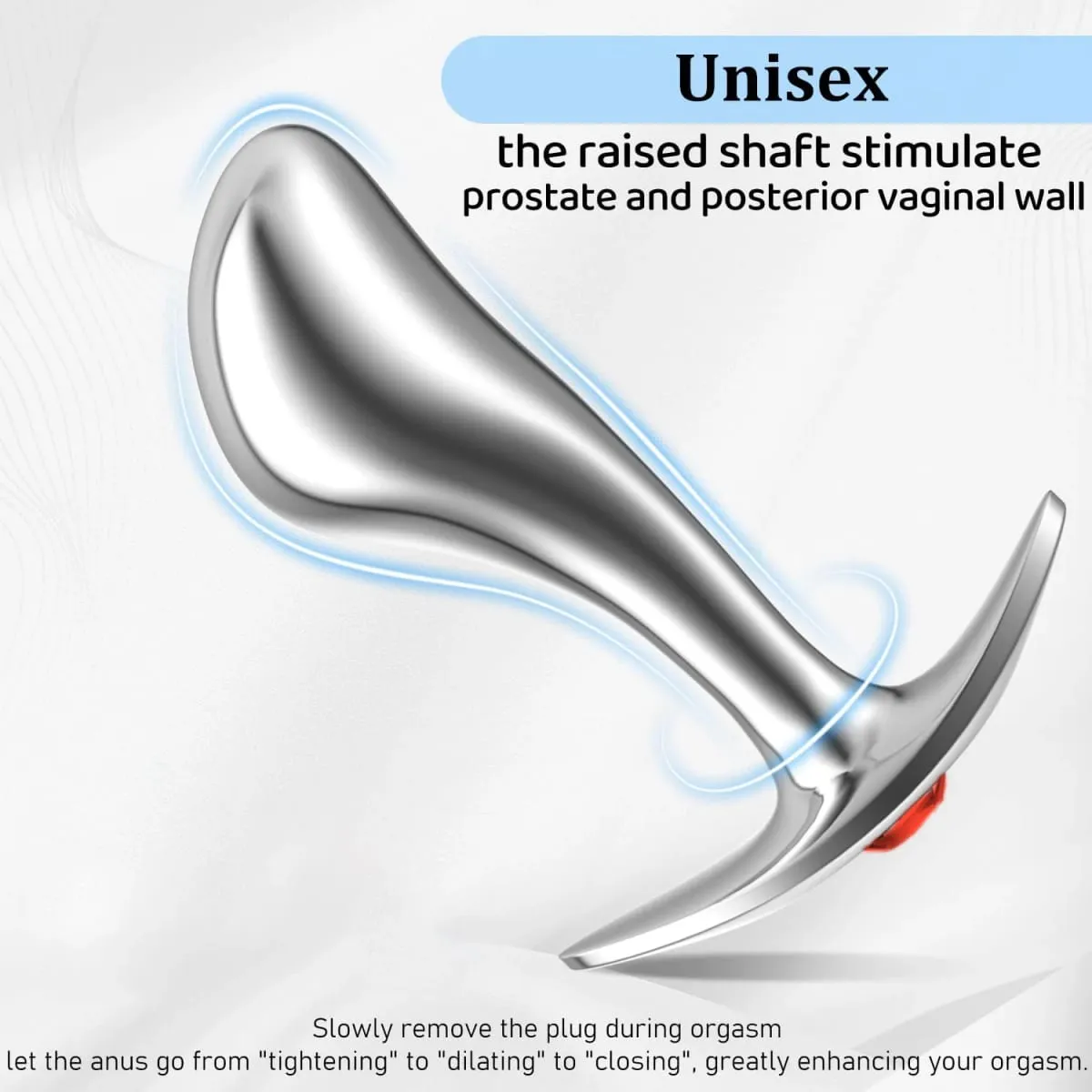 Metal Anal Plug P Spot Stimulator Prostate Massager Wear Outdoors Butt Plug Wearable Sex Toys for Men and Women Adult Sex Toys — image 2