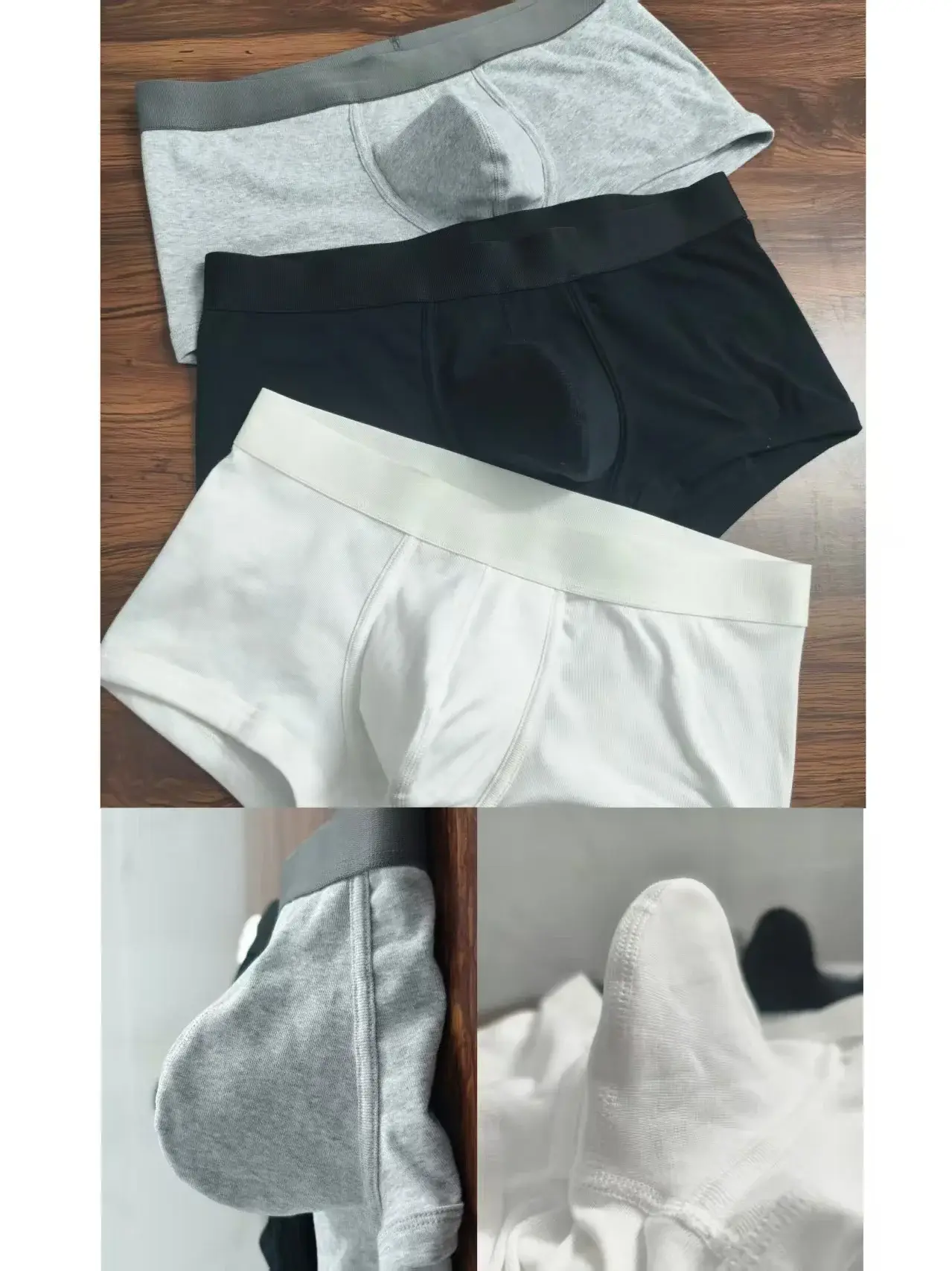 2026 Boxershorts i bomull för män med stora fickor Bekväma sexiga kalsonger för män Hotsäljande innerkläder som andas