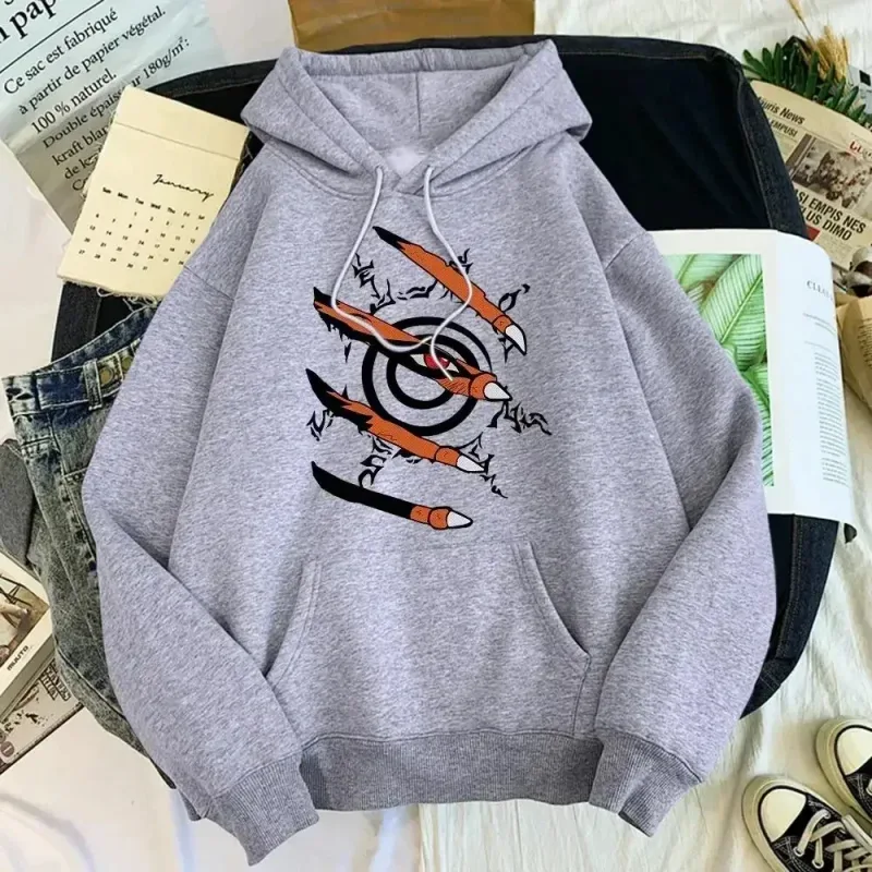 2026 Anime and manga printed hoodies for men and women, hooded pullovers for spring and autumn, comfortable sportswear tops
