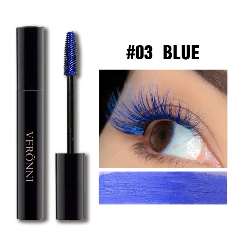 Mascara 7 Shades Colorful Waterproof Long Lasting Curling Lengthening Thick Eyelash Makeup Party Cosplay Festival Eye Makeup Cos