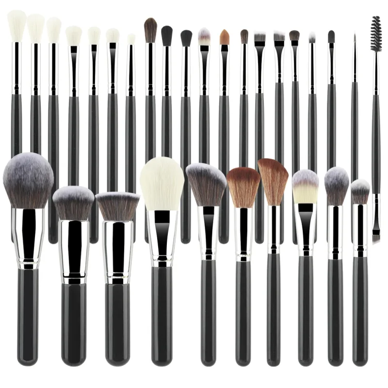 30pcs Professional Makeup Brushes Set Cosmetic Beauty Tools Foundation Eyeshadow Concealer Blend Brushes Fluffy Bristle Powder