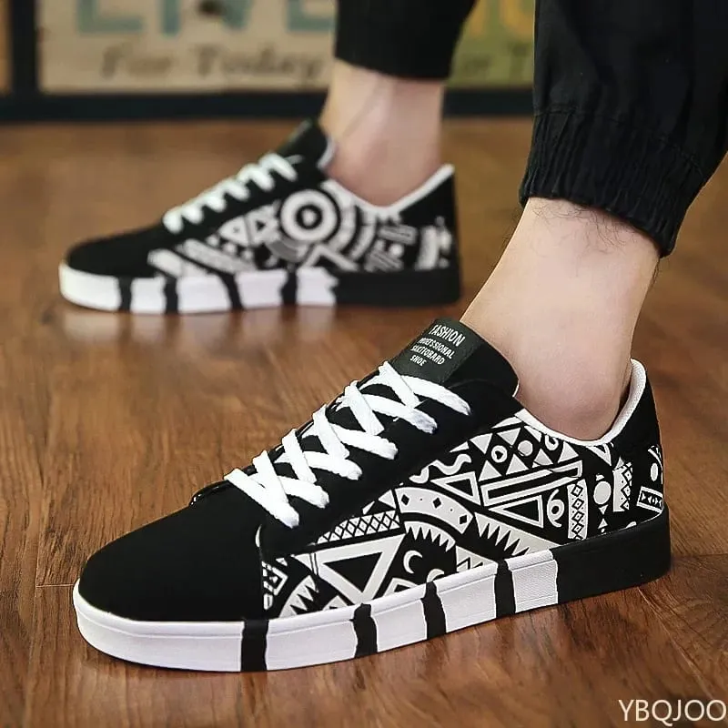 2026 New Large Size Autumn Fashion New Casual Comfortable Flat Men's Shoes Niche Trend Versatile Men's Board Shoes