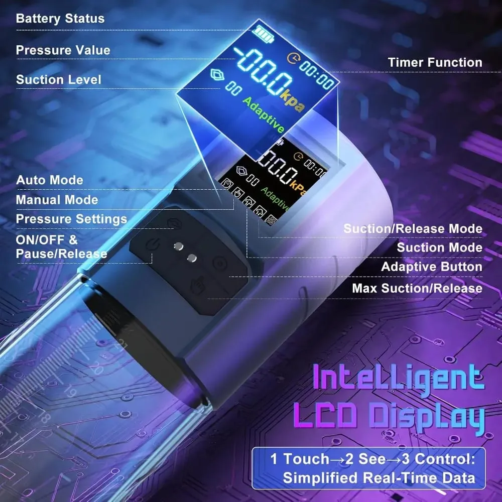 Electric Male Penis Pump Vacuum Sucking 9 Training Mode Penis Trainer Magnify Endurance Delay Ejaculation Adult Sex Toys for Men